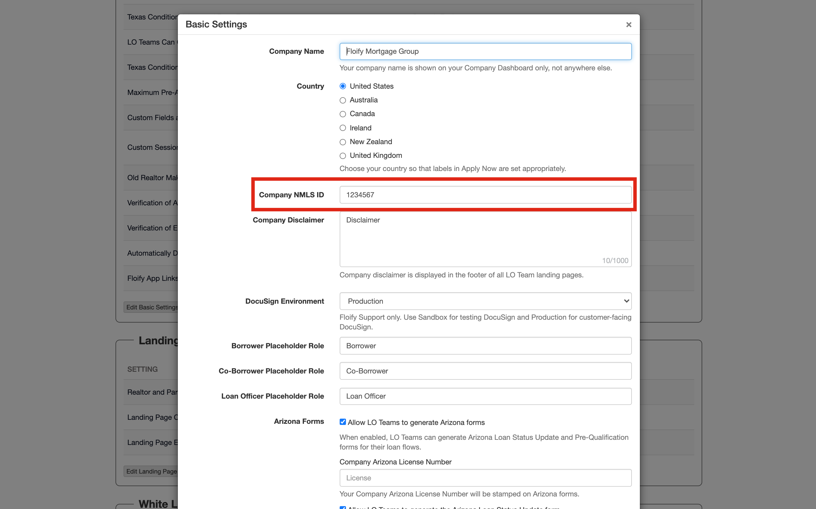 Configure My Landing Page Floify Help Center